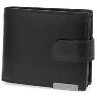 portfel męski ze skóry z rfid bellugio - czarny