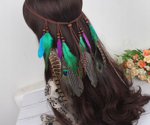 Pióropusz OPASKA do Włosów PAW Piórka A4 na Arena.pl