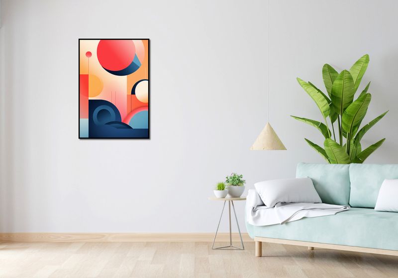 Plakat 59,4x84,1cm Geometryczne Marzenia zdjęcie 4
