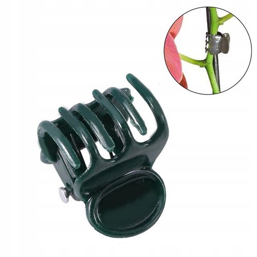 KLIPSY SPINKI DO ROŚLIN STORCZYKÓW CIEMNOZIELONE 100 SZT na Arena.pl