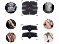 ELEKTROSTYMULATOR MIĘŚNI BRZUCHA PLECÓW BICEPS MASAŻ ELEKTRO STYMULATOR 3W1