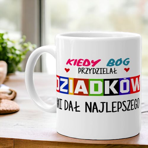 KUBEK Z NADRUKIEM ŚMIESZNY PREZENT DZIEŃ DZIADKA URODZINY IMIENINY DZIADEK na Arena.pl