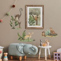 Naklejki Zestaw Fenek, Surykatki, Lemur DK432 XL