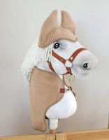 zestaw dla hobby horse a3: derka + nauszniki - camel