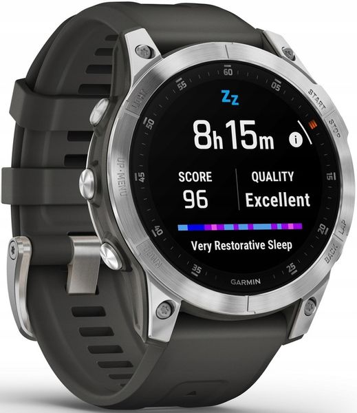 Smartwatch GARMIN Epix 2 Czarno-srebrny zdjęcie 13