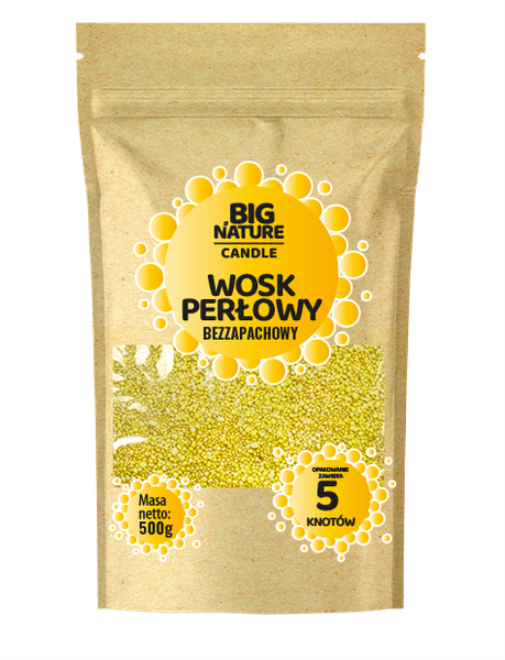 Wosk Perłowy Żółty 500g zdjęcie 1