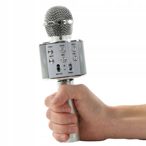 MIKROFON BEZPRZEWODOWY KARAOKE BLUETOOTH USB AUX na Arena.pl