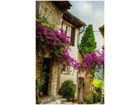 100 70CM OBRAZ PŁÓTNO STARE MIASTO PROWANSJI PŁÓTNO RAMA