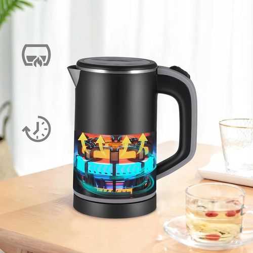 CZAJNIK ELEKTRYCZNY TURYSTYCZNY PODRÓŻNY CICHY MAŁY 600 W 0,8L CZARNY na Arena.pl