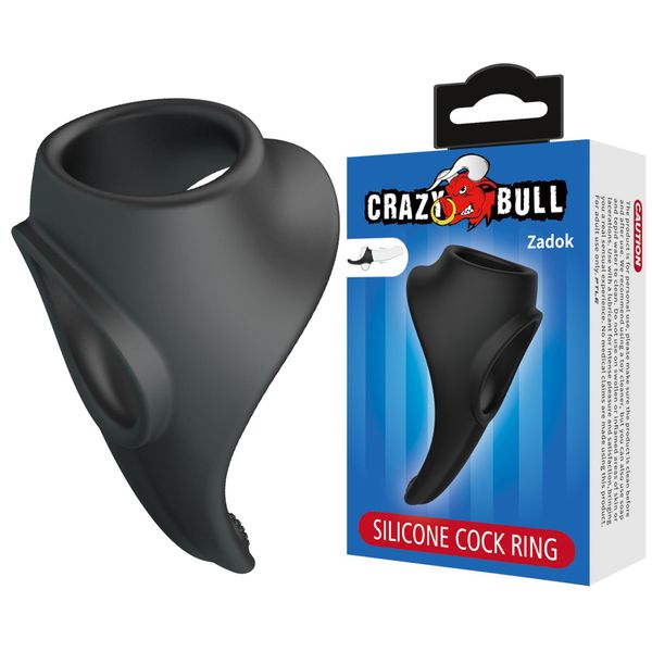 Crazy Bull Zadok Silicone Cock & Ball Ring zdjęcie 1