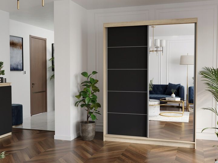 Szafa przesuwna Rivano I 150 cm z lustrem zdjęcie 12