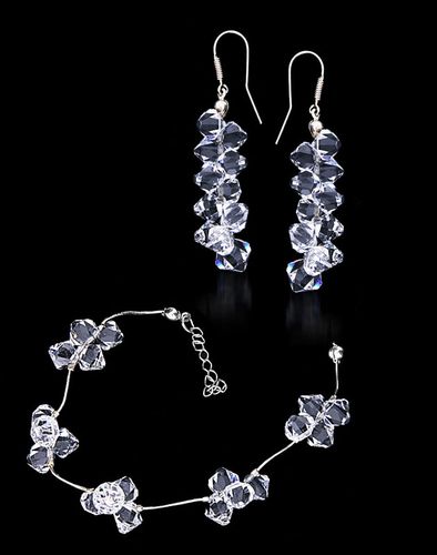 komplet srebro elementy Swarovski® na Arena.pl