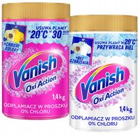 Vanish Oxi Action Odplamiacz w proszku do koloru + do bieli 0% chloru