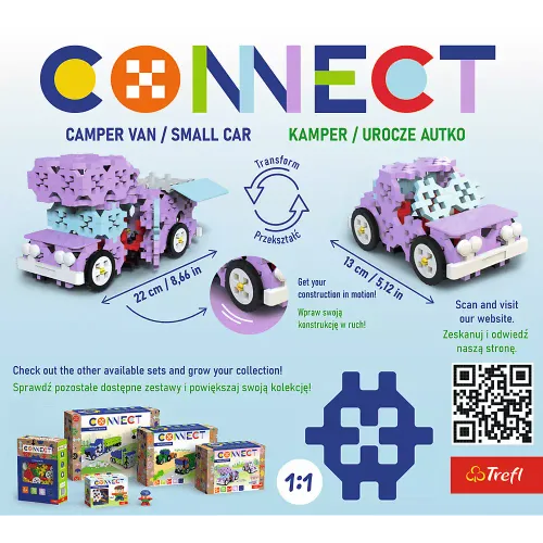 Klocki Connect. Kamper / Małe auto na Arena.pl