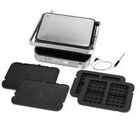 Grill elektryczny kontaktowy Raven EGE005 Pro 2000W Gofrownica Timer