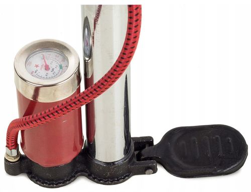 POMPKA STOJĄCA Z MANOMETREM METALOWA na Arena.pl