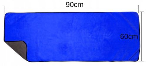 PUSZYSTY RĘCZNIK DO OSUSZANIA AUTA LAKIERU 90x60 Z MIKROFIBRY GRUBY CHŁONNY na Arena.pl