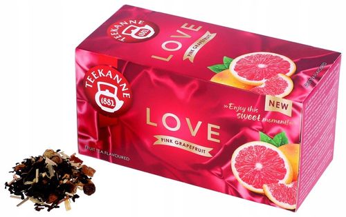 Herbata owocowa w torebkach Teekanne Love grejpfrut 20szt x9 na Arena.pl