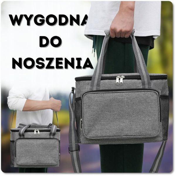 KOSZ PIKNIKOWY Z WYPOSAŻENIEM TERMICZNY TURYSTYCZNY DLA 4 OSÓB 21W1+ GRATIS zdjęcie 2
