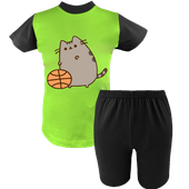 Krótka Piżama dziecięca Pusheen - Kotek