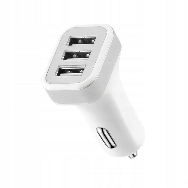 SZYBKA ŁADOWARKA SAMOCHODOWA 3xUSB 3.1A do auta zdjęcie 5