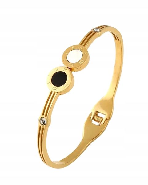 Bransoletka Złota Stal Chirurgiczna 18K zdjęcie 5