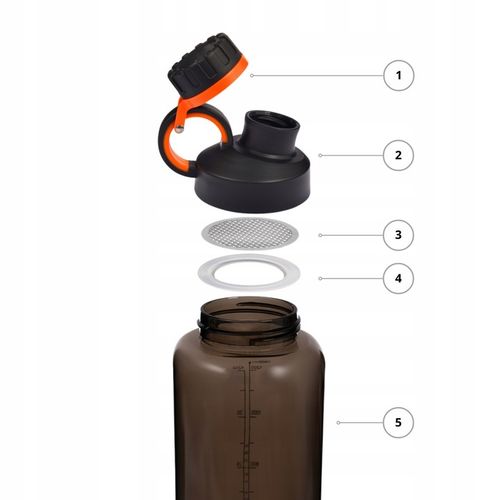 Butelka na wodę bidon tritan BPA free Majestic Sport 1,5L na Arena.pl