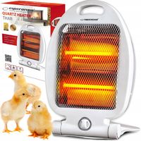 Grzejnik ELEKTRYCZNY Promiennik NA PODCZERWIEŃ KWARCOWY Farelka 800W