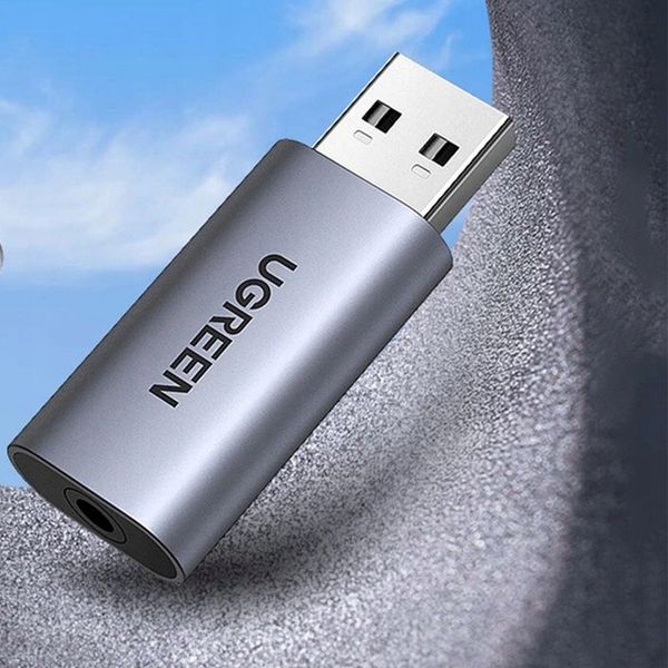 Adapter USB do komputera, przejściówka audio do mini jack 3,5 mm, Ugreen zdjęcie 14