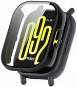 ETUI OCHRONNE + SZKŁO HARTOWANE 2W1 DO XIAOMI REDMI WATCH 5 ACTIVE - BLACK