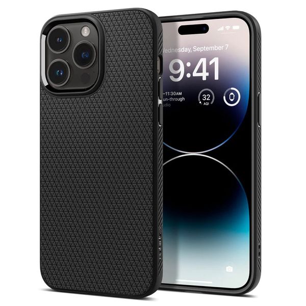 SPIGEN LIQUID AIR IPHONE 14 PRO MAX MATTE BLACK zdjęcie 1