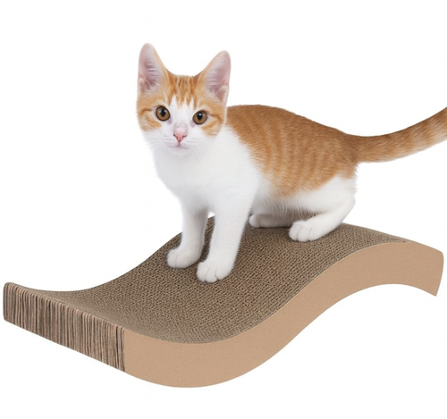 Basics Fala drapak tekturowy karton do drapania zabawka kota z tektury 40cm na Arena.pl