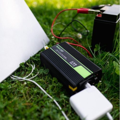 INWERTER GREEN CELL 24V 230V 2000W CZYSTA SINUSOIDA LED zdjęcie 4
