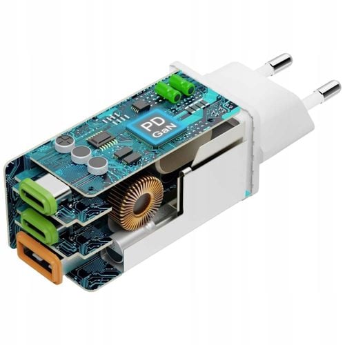 Ładowarka sieciowa HAMA 65W PD USB-C USB-A Biały na Arena.pl