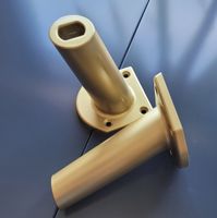 Nóżka meblowa Schwinn K440 12cm Rozstaw w mm - 40/50, Kolor pokrycia - Złoty półmat