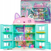 KOCI DOMEK GABI DUŻY DOMEK Z WINDĄ ZJEŻDŻALNIA DŹWIĘK + AKCESORIA 60 CM