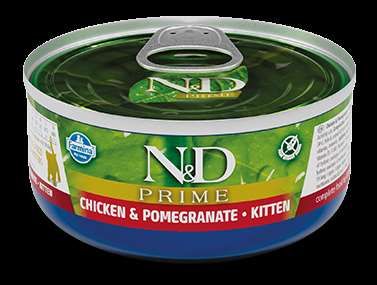 N&D PRIME CAT CHICKEN & POMEGRANATE KITTEN 70gr na Arena.pl