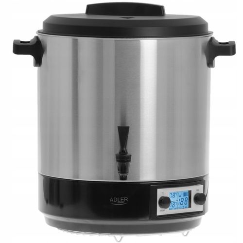 ELEKTRYCZNY GARNEK DO PASTERYZACJI PARZENIA WĘDLIN WARNIK PODGRZEWACZ LCD 2 na Arena.pl