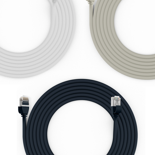 Patchcord U/FTP kat.6A ultraflex 0.25m biały EFB na Arena.pl