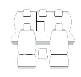 Pokrowce MIAROWE do Opel Vectra C 02-08r. P3 zdjęcie 3
