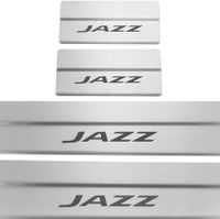 Listwa progowa HONDA JAZZ MK4 Stal nierdzewna 304 mat z czarnymi literami