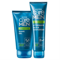 Avon Care Men Sensitive Zestaw [Żel + Balsam]