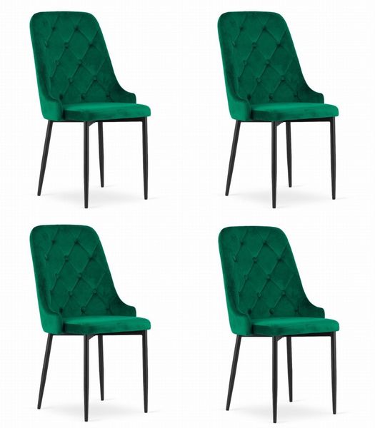 Krzesło CAPRI - zielone x 4 zdjęcie 1
