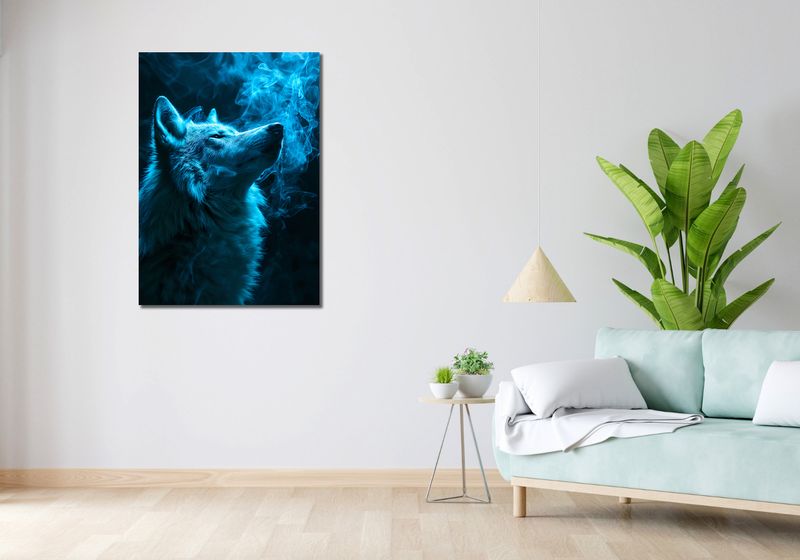 Obraz 70x100cm Oddech Wilka zdjęcie 2