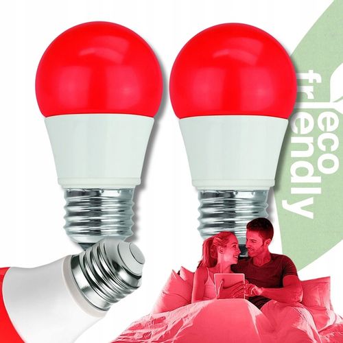 ŻARÓWKA LED E27 CZERWONA ŻARÓWKI LED OZDOBNA DEKORACYJNA ZDROWY SEN na Arena.pl