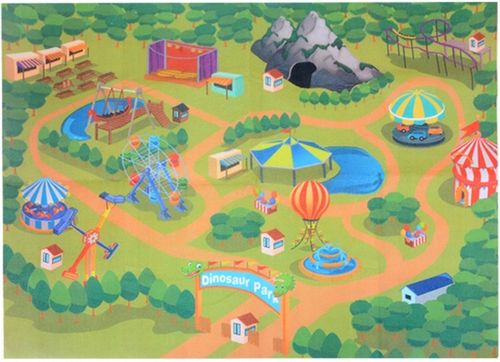 DUŻY ZESTAW FIGURKI DINOZAUR + MATA JURASSIC WORLD na Arena.pl