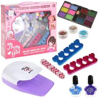 zestaw do stylizacji paznokci dla dzieci suszarka kosmetyki salon manicure