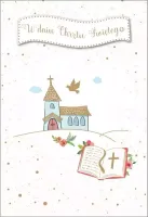 Karnet B6 Pr-049 Chrzest (Niebieski)