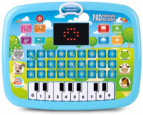 PAD EDUKACYJNY DLA DZIECI INTERAKTYWNY TABLET po polsku NAUKA CZYTANIA na Arena.pl