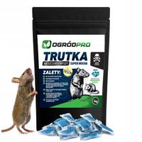 Mocna trutka na szczury myszy pasta WANILIA wabi trucizna saszetki 1